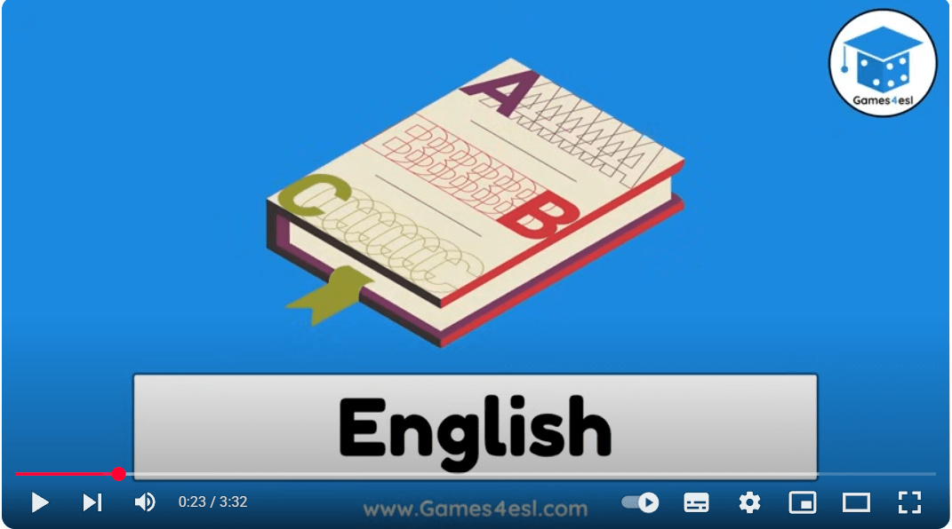 Theme 2 - School Subjects in English